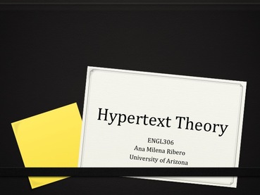 hypertext theory